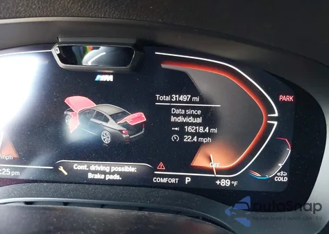 2021 BMW 540I z USA, uszkodzony, nr VIN WBA53BJ09MWX33400